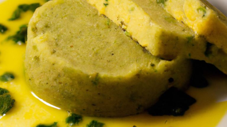 Receita de Polenta com Molho Verde