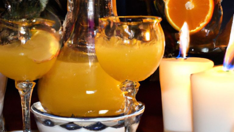 Receita de Ponche de Champanhe