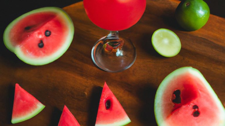 Receita de Ponche de Melancia