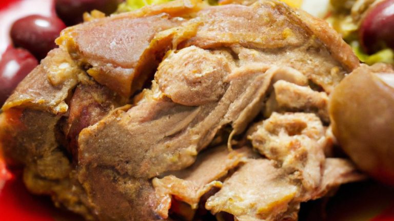 Receita de Porco cozido