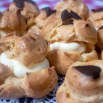 Profiteroles com Creme de Baunilha