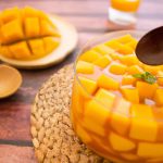 Pudim de chia com manga