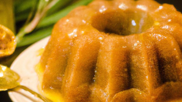 Receita de Pudim de Especiarias