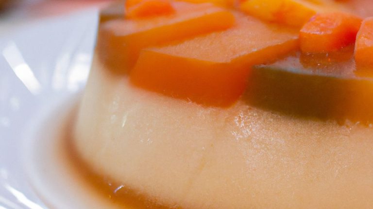Receita de Pudim de Mamão com Coco