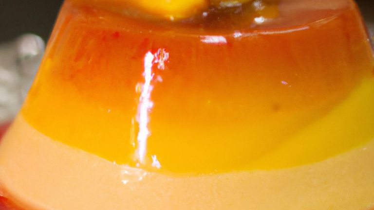 Receita de Pudim de Manga com Geléia