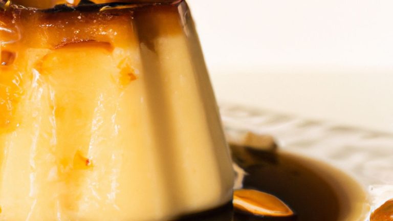 Receita de Pudim de nozes