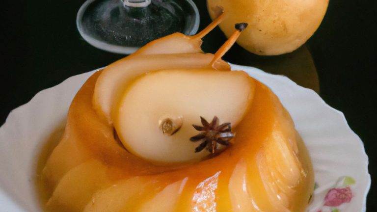 Receita de Pudim de pêra