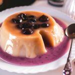 Pudim de Uva com Molho de Baunilha