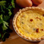 Quiche de Bacalhau ao Creme de Milho