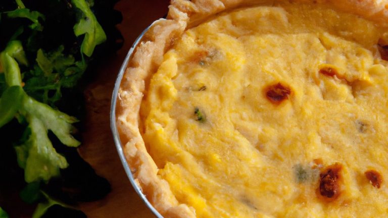 Receita de Quiche de Bacalhau ao Creme de Milho
