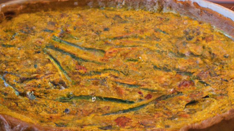 Receita de Quiche de Casca de Abóbora