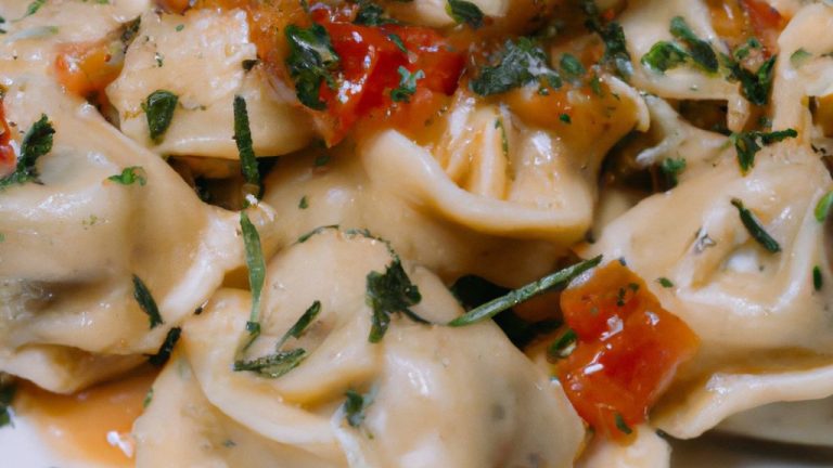 Receita de Ravioli de frango