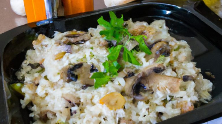 Receita de Risoto com champignon I