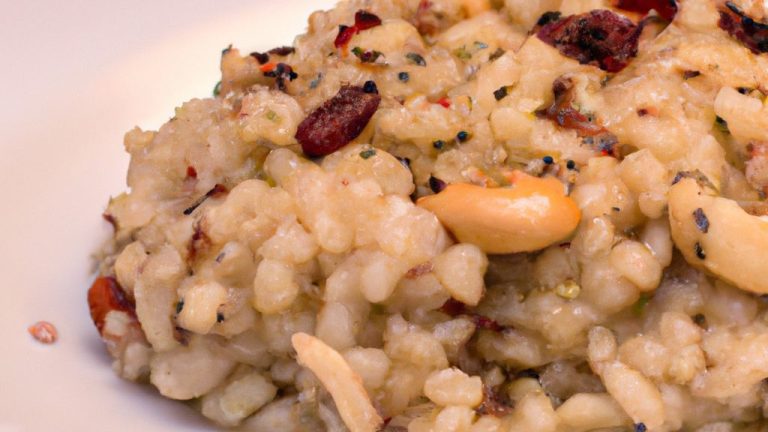 Receita de Risoto de Amêndoas à Califórnia