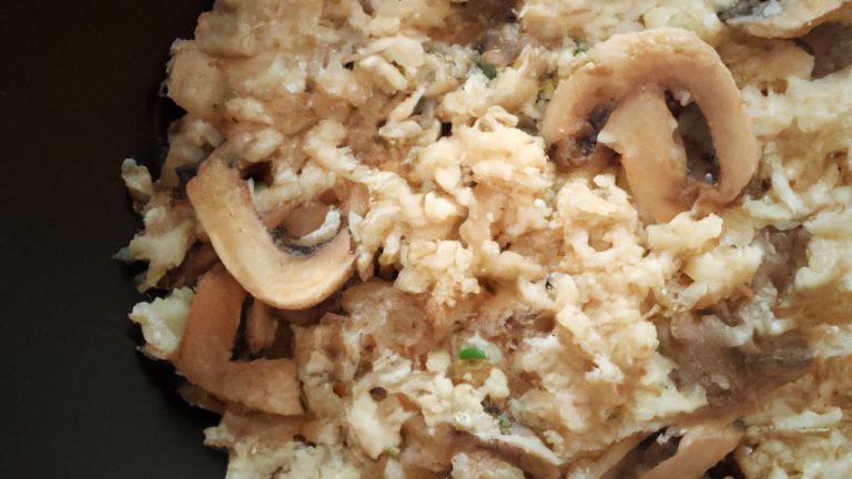 Receita de Risoto de champignon II