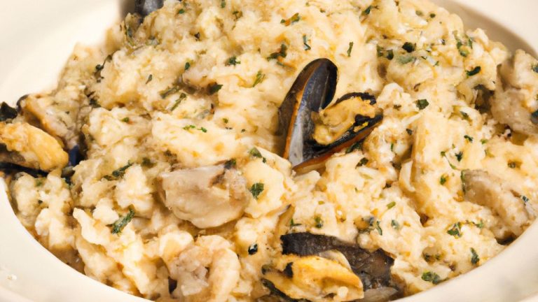 Receita de Risoto Di Vongole