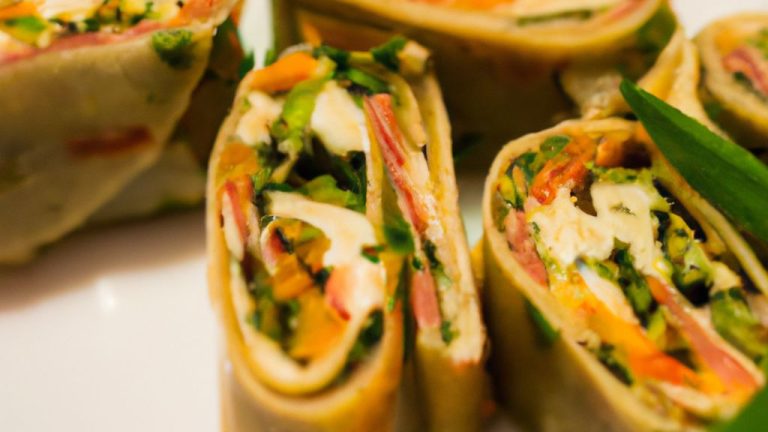 Receita de Rocambole de Folhas e Talos