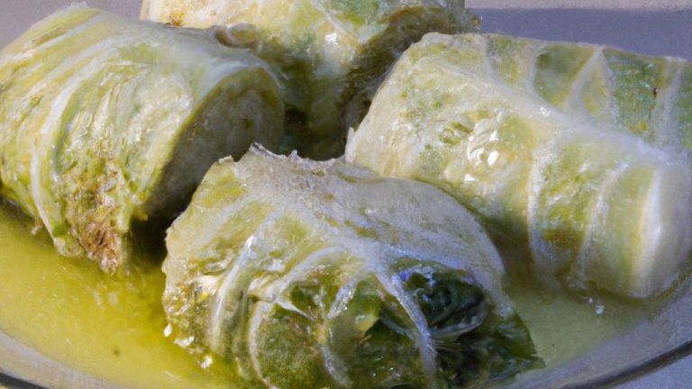 Receita de Rocambole de Repolho