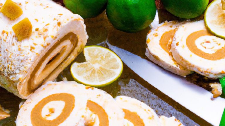 Receita de Rocambole Trufado de Limão