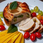 Rolê de Frango com Casca de Manga