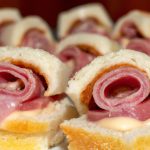 Rolinhos de Presunto e Abacaxi