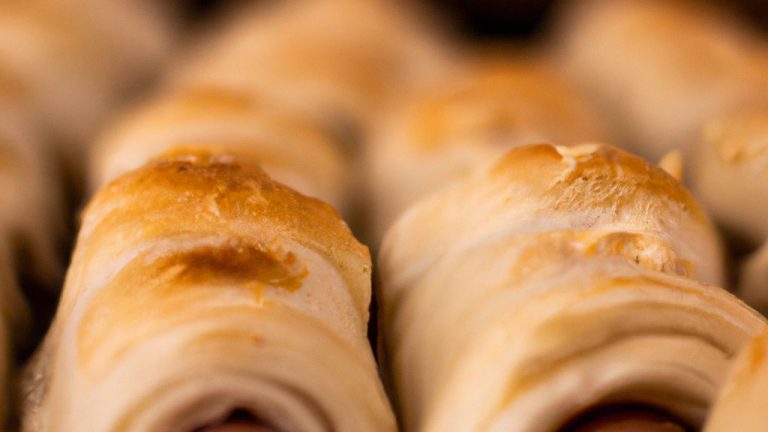 Receita de Rollnhos com salchicha