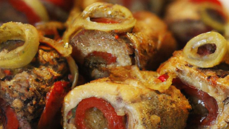 Receita de Rolo de carne recheado