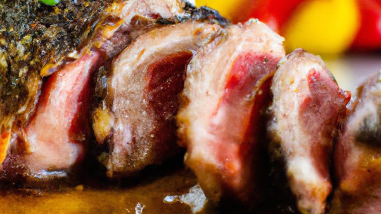 Receita de Rosbife na mostarda