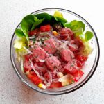 Salada com Kani-Kama