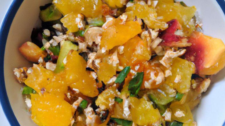 Receita de Salada de agrião com damasco