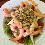 Salada de Camarão com Erva-Doce