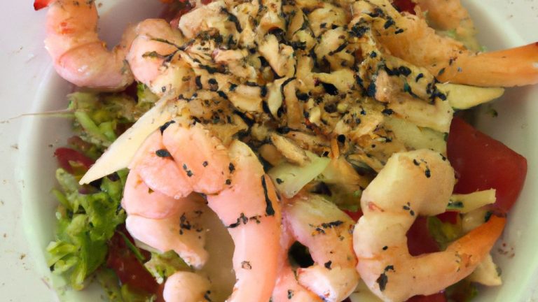 Receita de Salada de Camarão com Erva-Doce