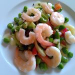 Salada de Camarão com Ervilha