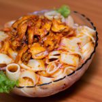 Salada de Kani com Macarrão