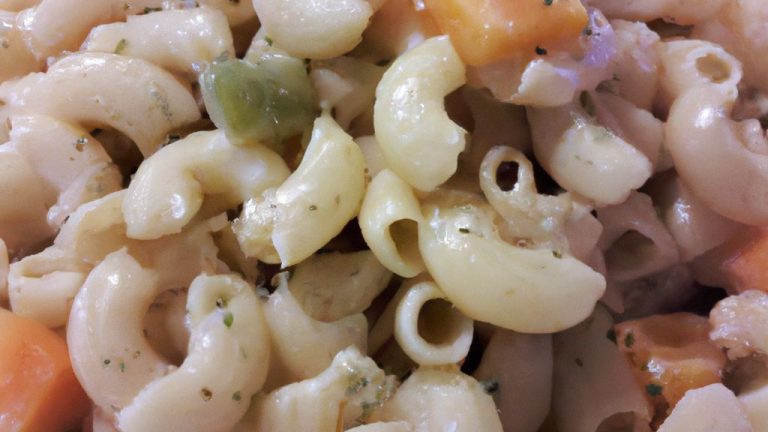 Receita de Salada de macarrão