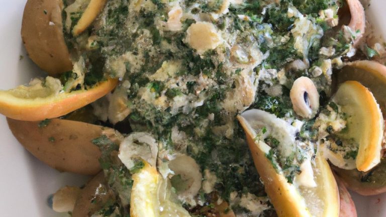 Receita de Salada de ostras e batatas