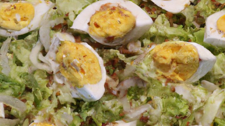 Receita de Salada de ovos