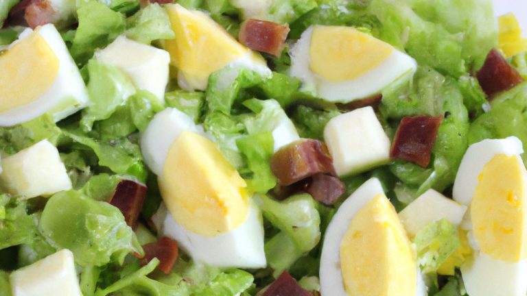 Receita de Salada Lyonaise