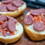 Sanduíche com Creme de Salsicha ao Forno