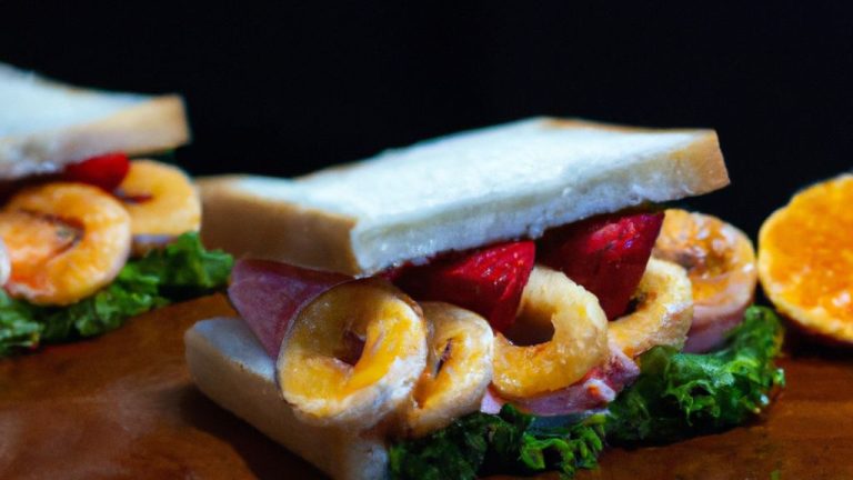 Receita de Sanduíche de Camarão com Frutas
