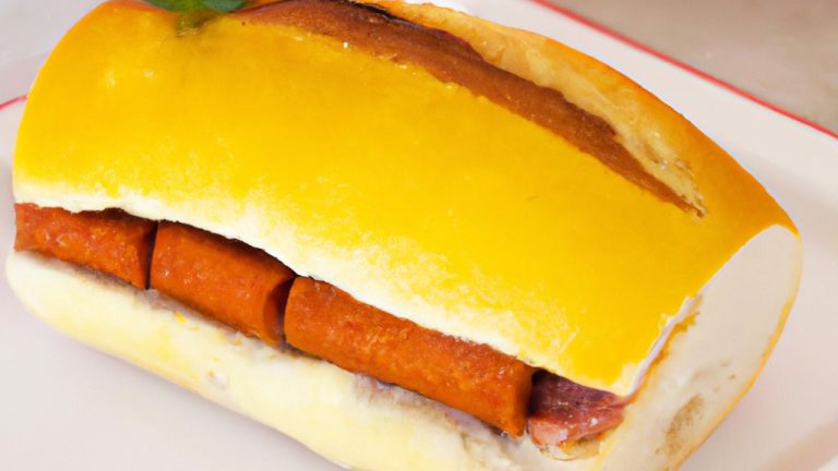 Receita de Sanduíche de Kani-Kama Colorido
