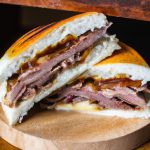 Sanduíche de lombo de porco