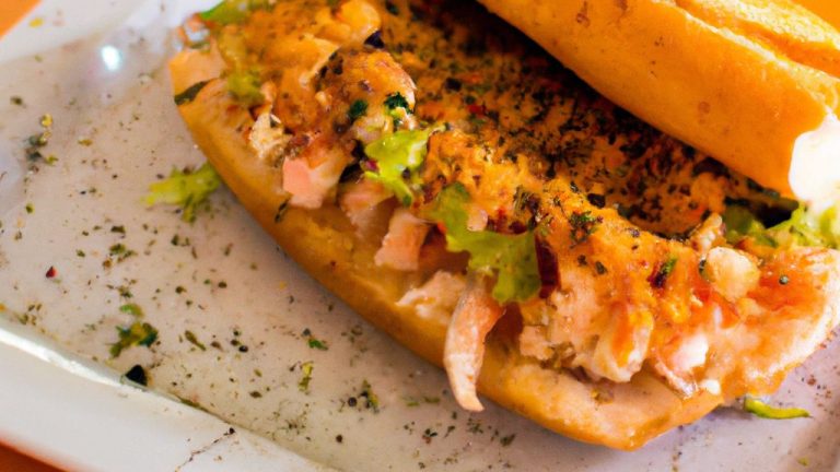 Receita de Sanduíche de Mariscos à Vinagrete