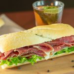 Sanduíche de Presunto à Vinagrete com Aspargo