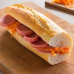 Sanduíche de Presunto com Cenoura