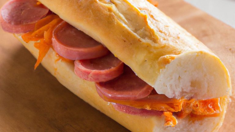 Receita de Sanduíche de Presunto com Cenoura