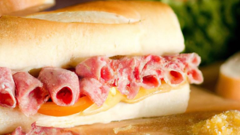 Receita de Sanduíche de Presunto com Queijos e Frutas