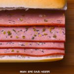 Sanduíche de Salame com Ricota