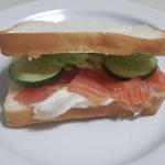 Sanduíche de Salmão