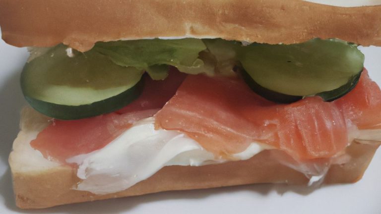 Receita de Sanduíche de salmão